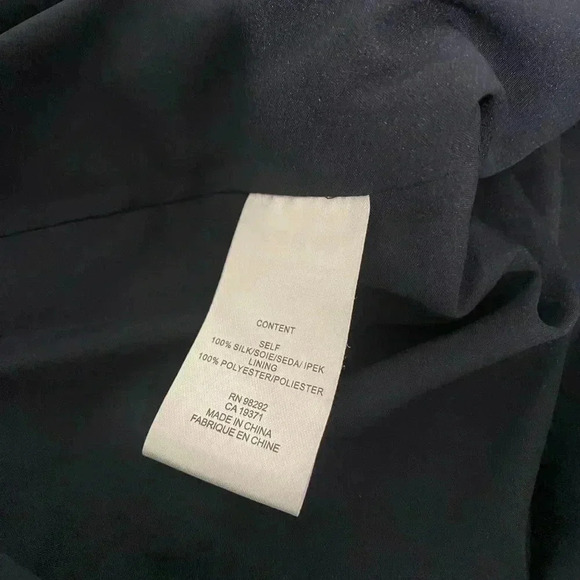 Tibi Silk Crepe Tie Neck Mini Dress Cocktail Retro Office Siren Boardroom New - Picture 15 of 17